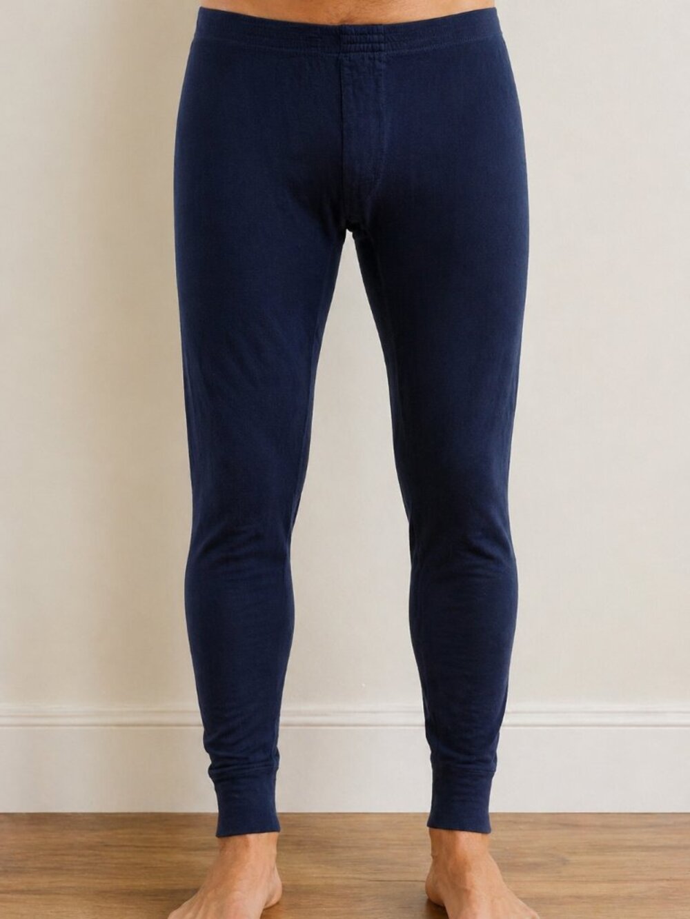 Vintage 100% Silk Terramar Thermasilk Pants Men’s S Navy Base Layer Long Johns